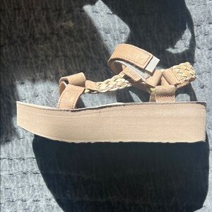 Teva Women's Brown Platform Sandals